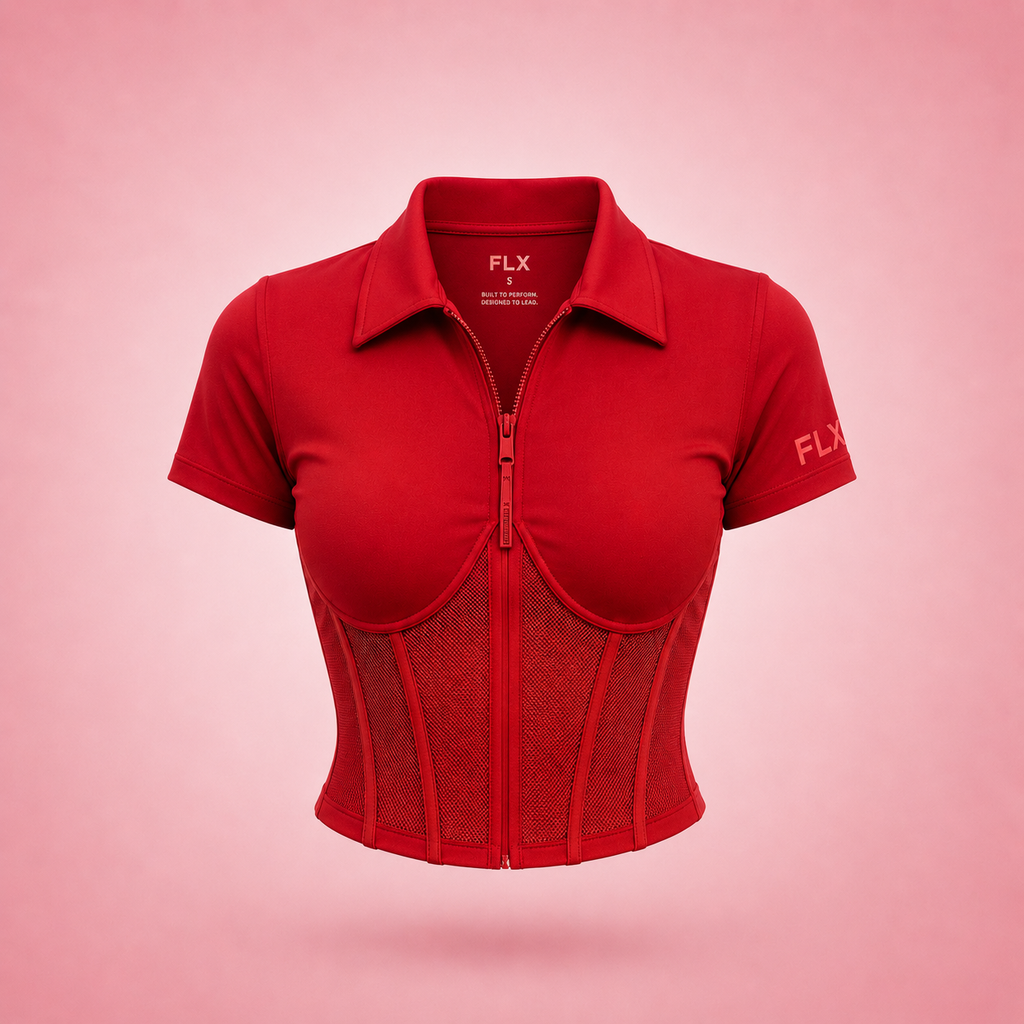 The Queen of the Court Corset Polo Tops